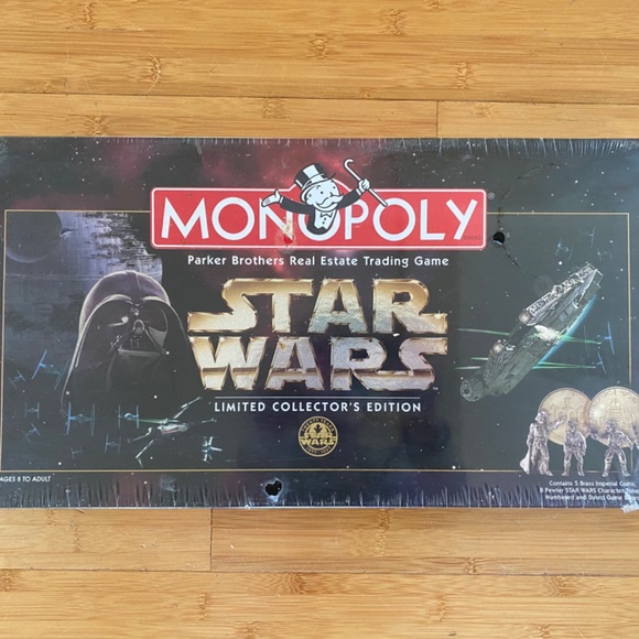 Star Wars Monopoly 1996 Limited Collectors 20th Anniversary Edition Rough Corner - Picture 1 of 11